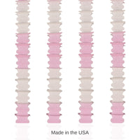 48 Pack Bulk Ceiling Drops pink/white