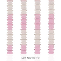 48 Pack Bulk Ceiling Drops pink/white