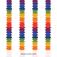 48 Pack Bulk Ceiling Drops rainbow