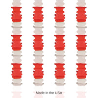 48 Pack Bulk Ceiling Drops red/white