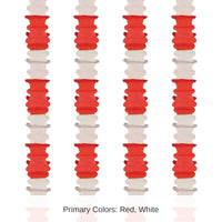 48 Pack Bulk Ceiling Drops red/white