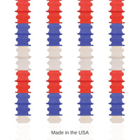 48 Pack Bulk Ceiling Drops red, white, blue