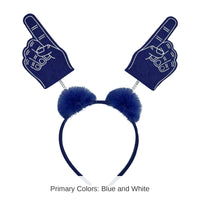 12 Pack Bulk #1 Hand Boppers with Marabou blue