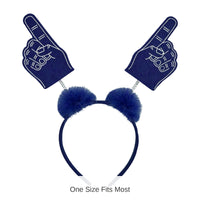 12 Pack Bulk #1 Hand Boppers with Marabou blue
