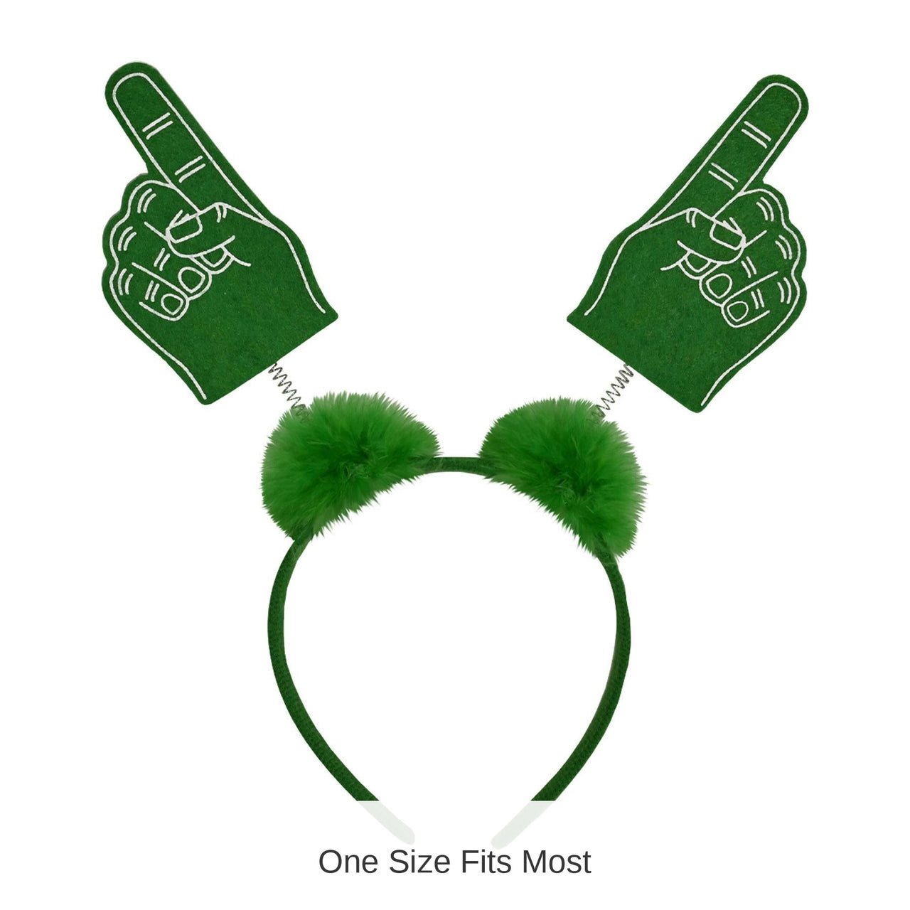 12 Pack Bulk #1 Hand Boppers with Marabou green