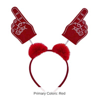 12 Pack Bulk #1 Hand Boppers with Marabou red