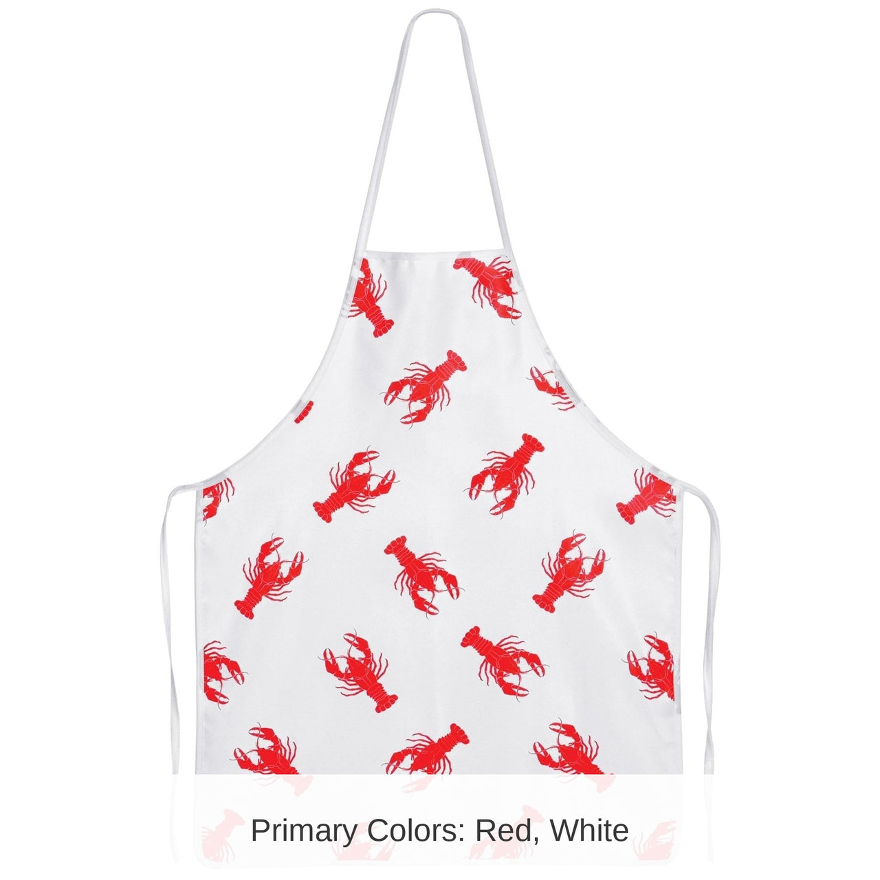 6 Pack Bulk Crawfish Fabric Novelty Apron
