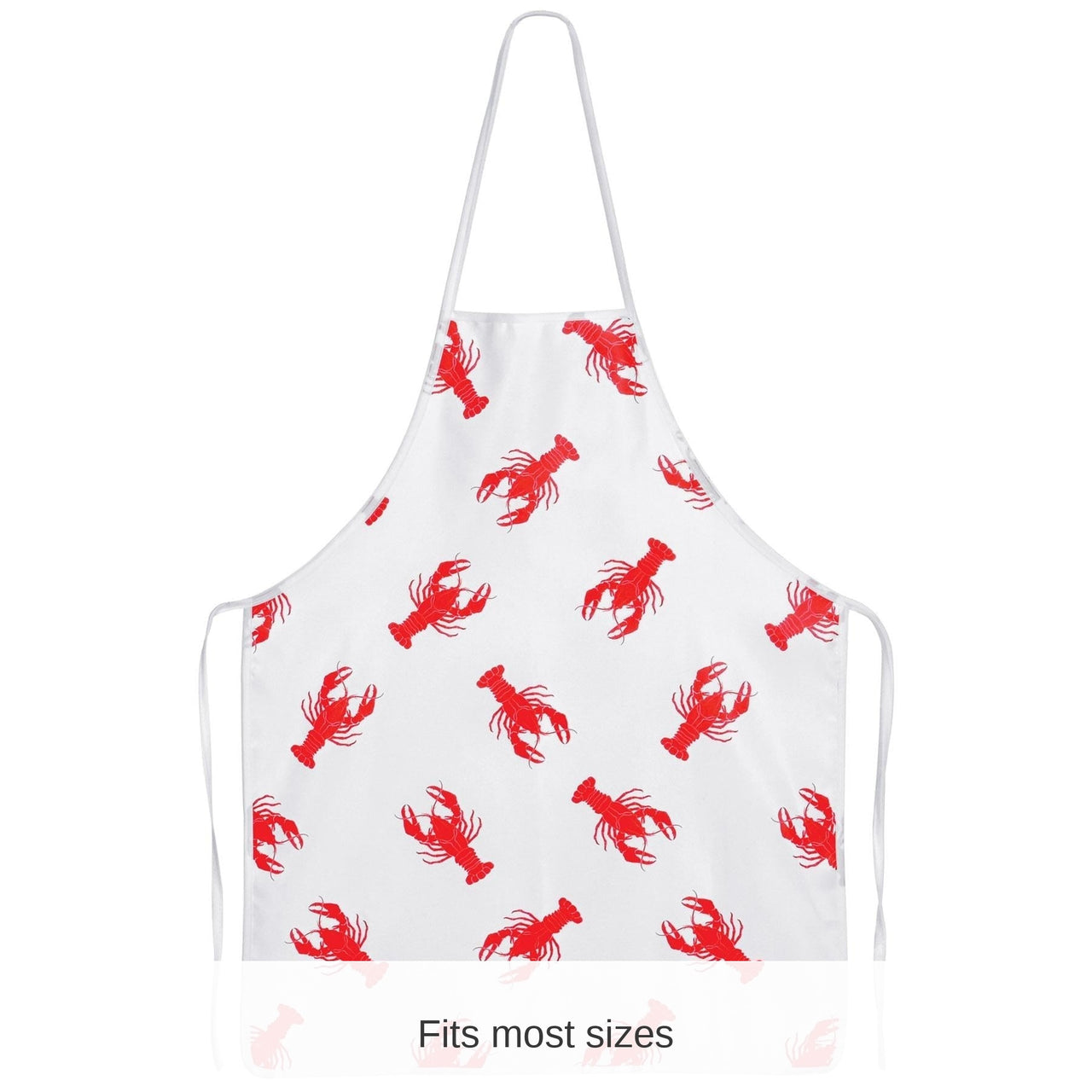 6 Pack Bulk Crawfish Fabric Novelty Apron