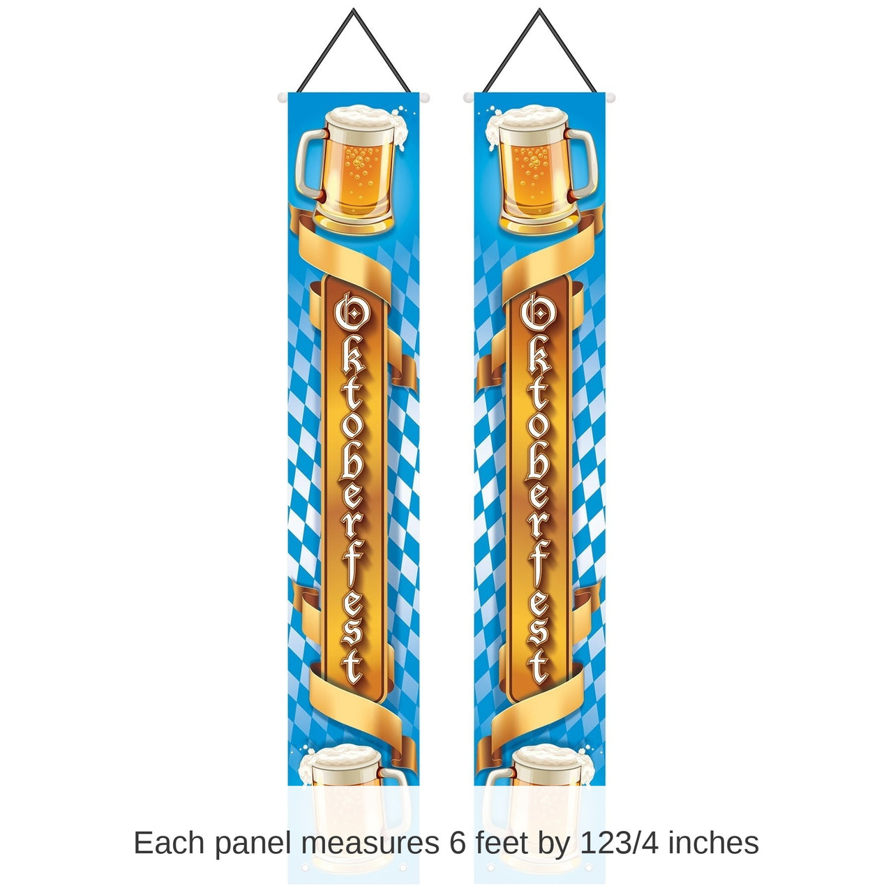 12 Pack Bulk Oktoberfest Fabric Door Panel Set