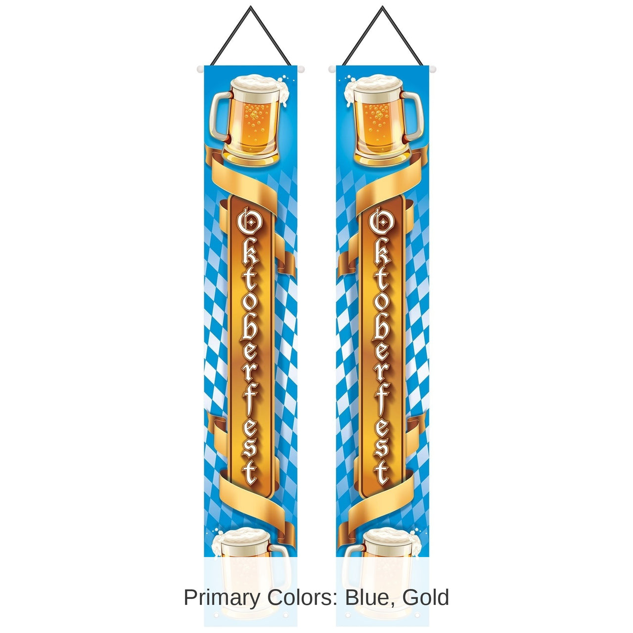 12 Pack Bulk Oktoberfest Fabric Door Panel Set