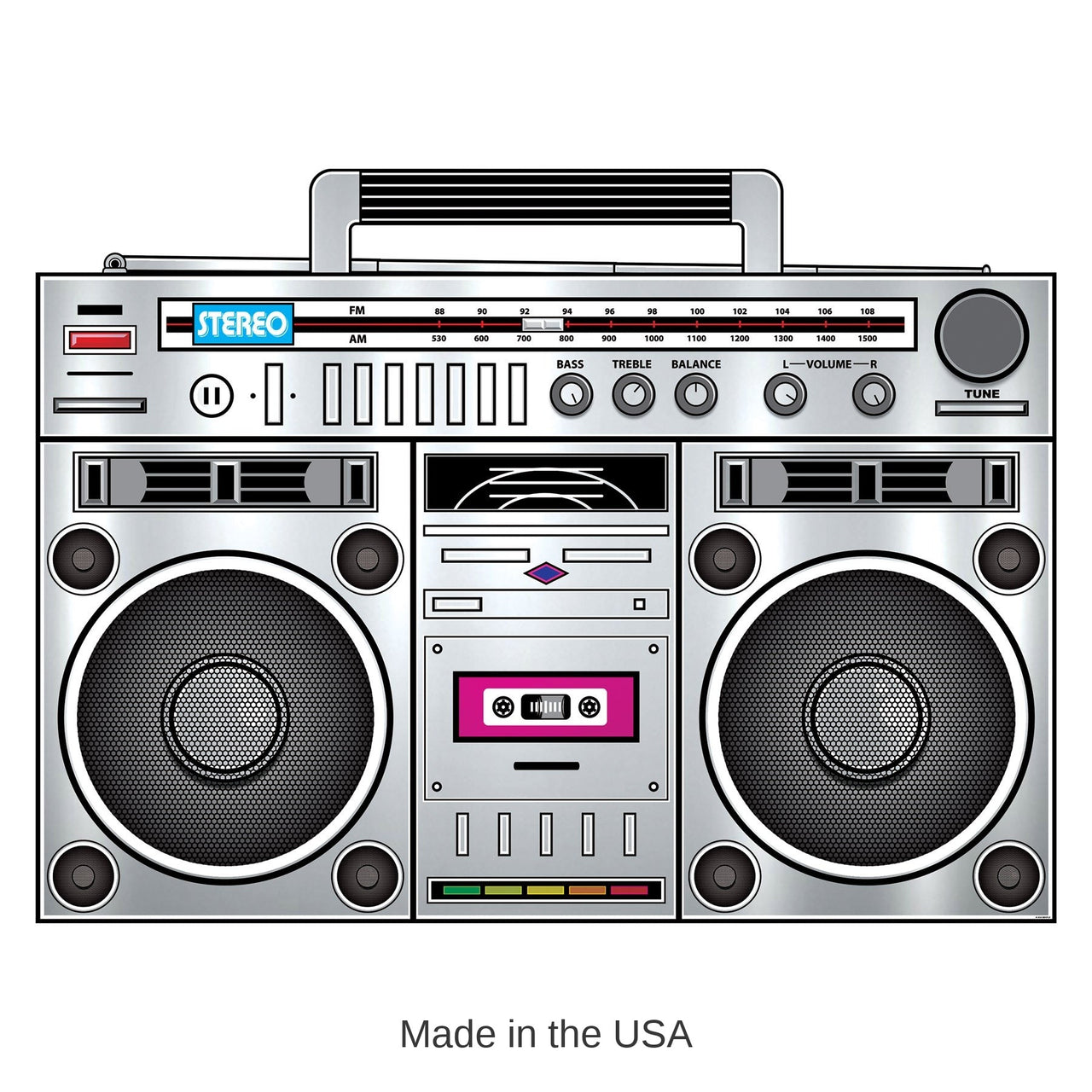 4 Pack Bulk Boom Box Stand-Up