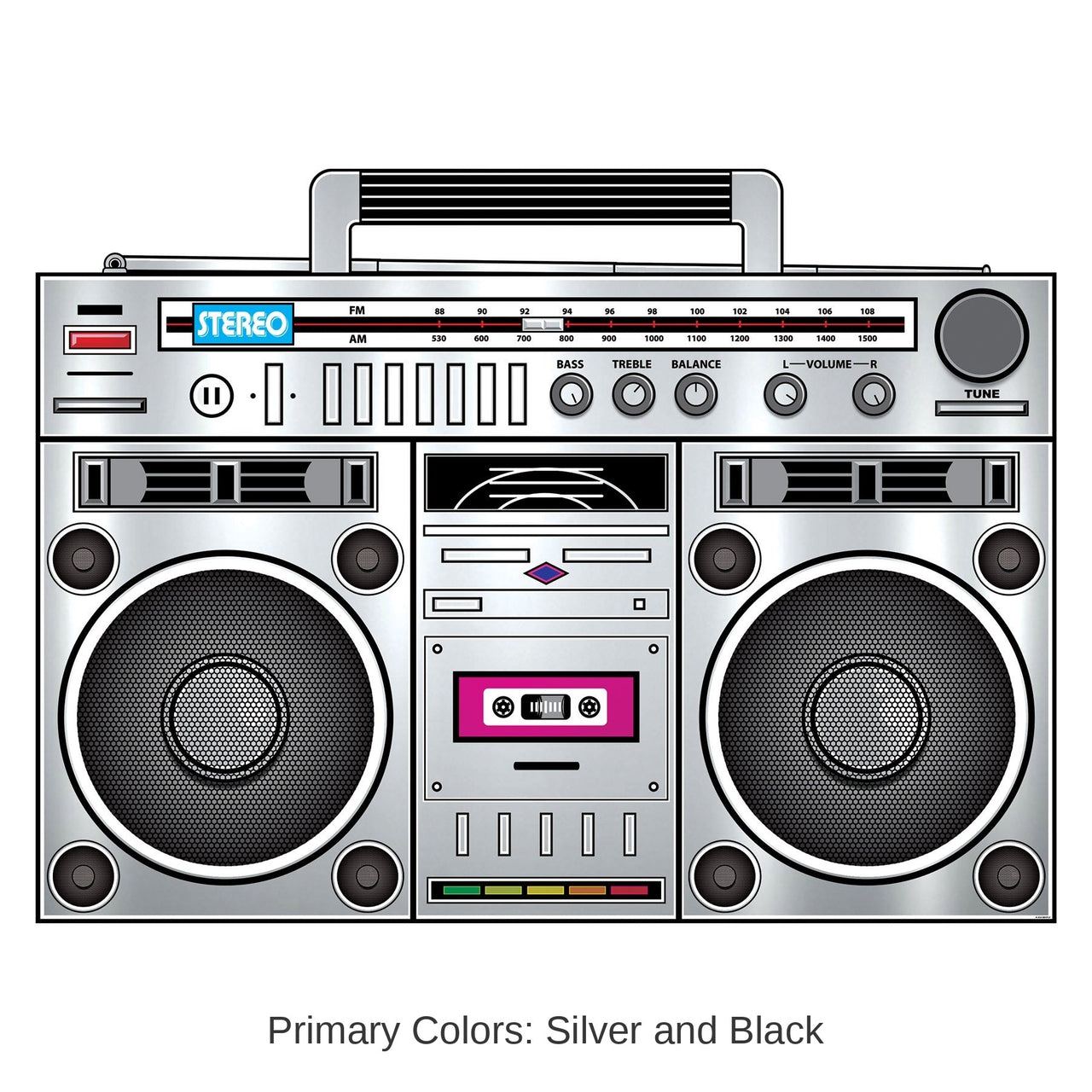 4 Pack Bulk Boom Box Stand-Up