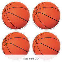 48 Pack Bulk Plastic Basketball Placemats