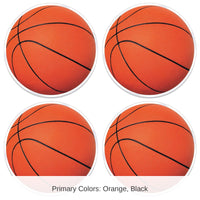 48 Pack Bulk Plastic Basketball Placemats