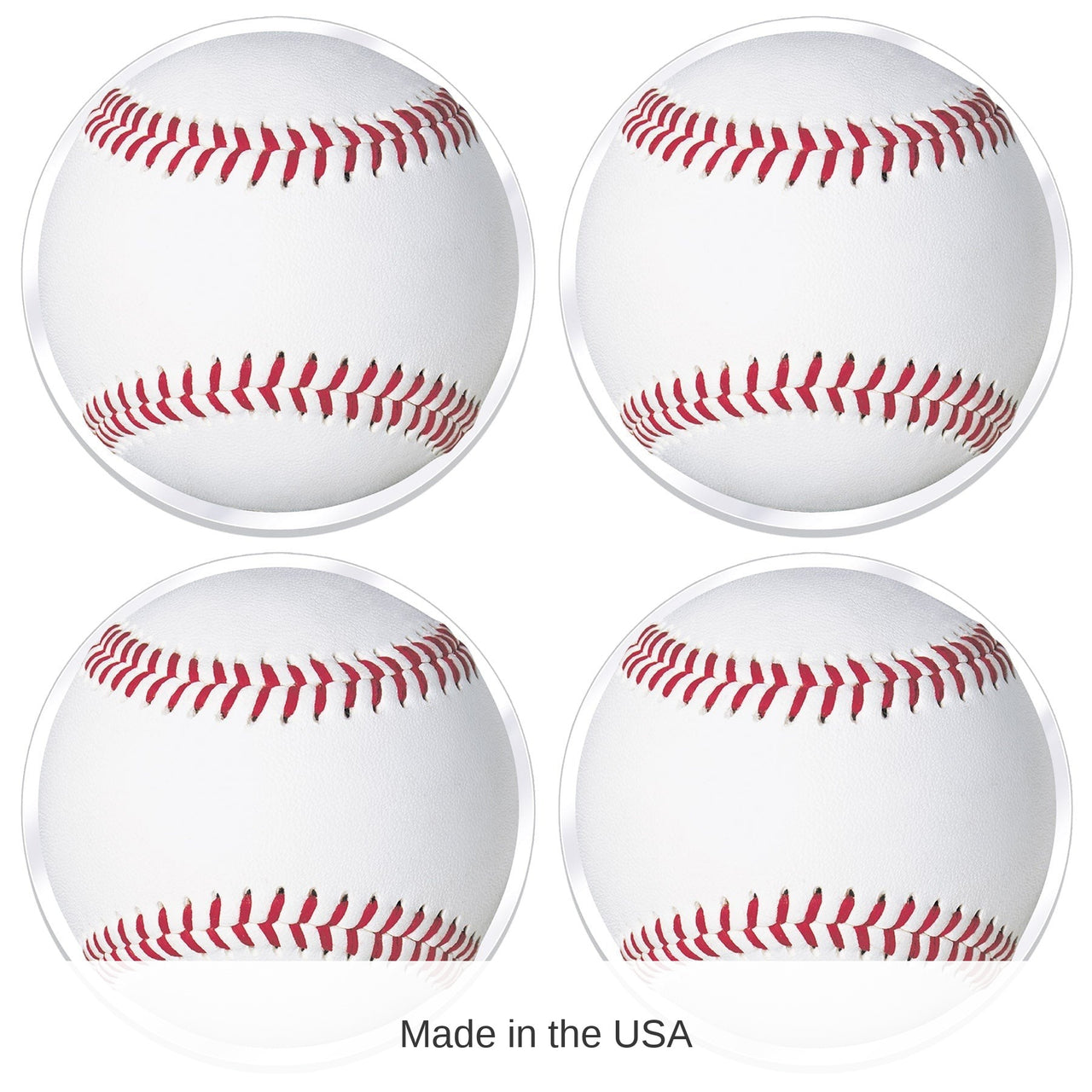 48 Pack Bulk Plastic Baseball Placemats
