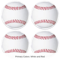 48 Pack Bulk Plastic Baseball Placemats