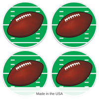 48 Pack Bulk Plastic Football Placemats