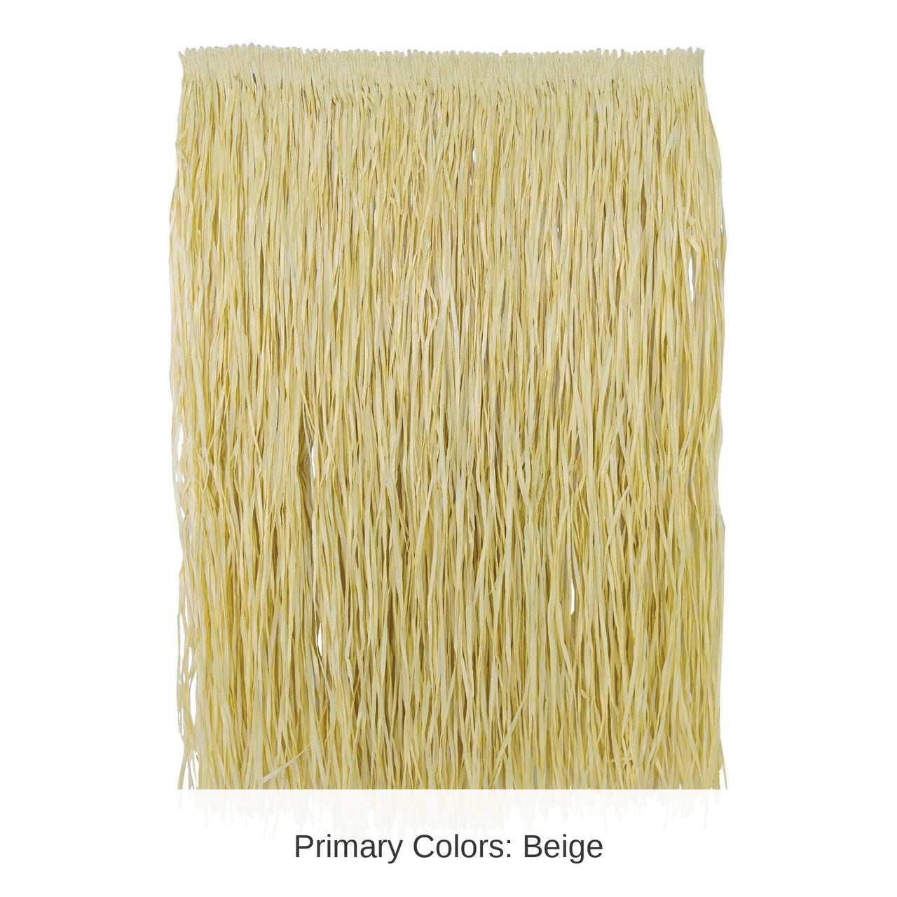 12 Pack Bulk Natural Colored King Size Hula Skirt