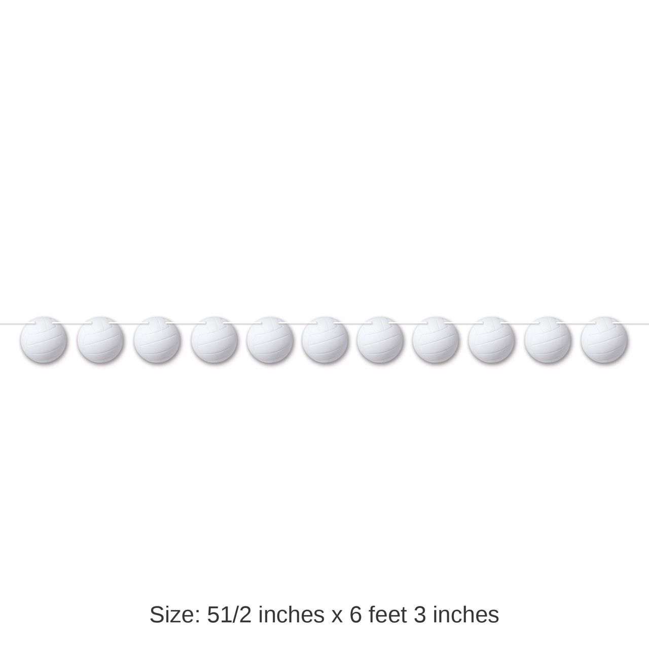 12 Pack Bulk Volleyball Streamer
