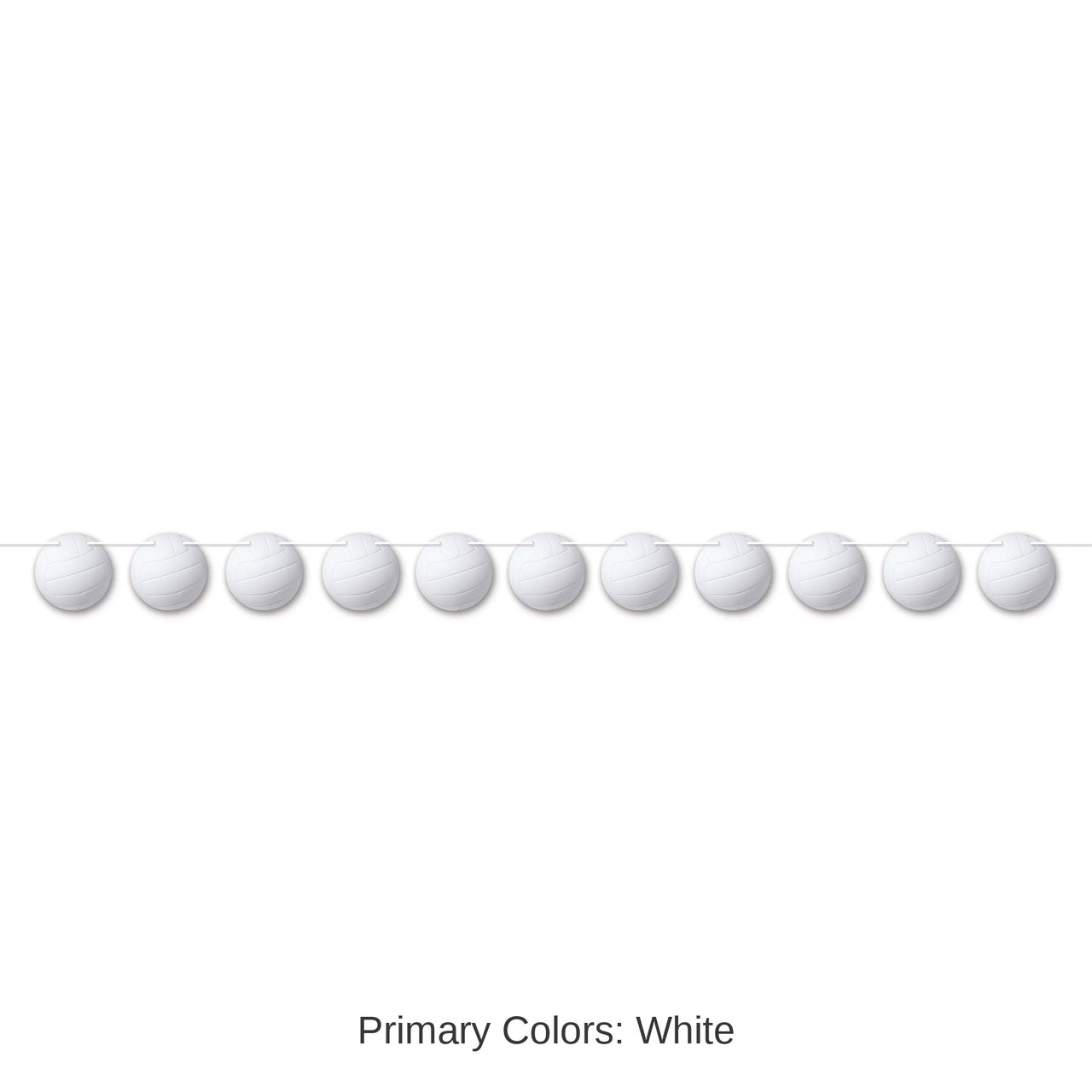 12 Pack Bulk Volleyball Streamer