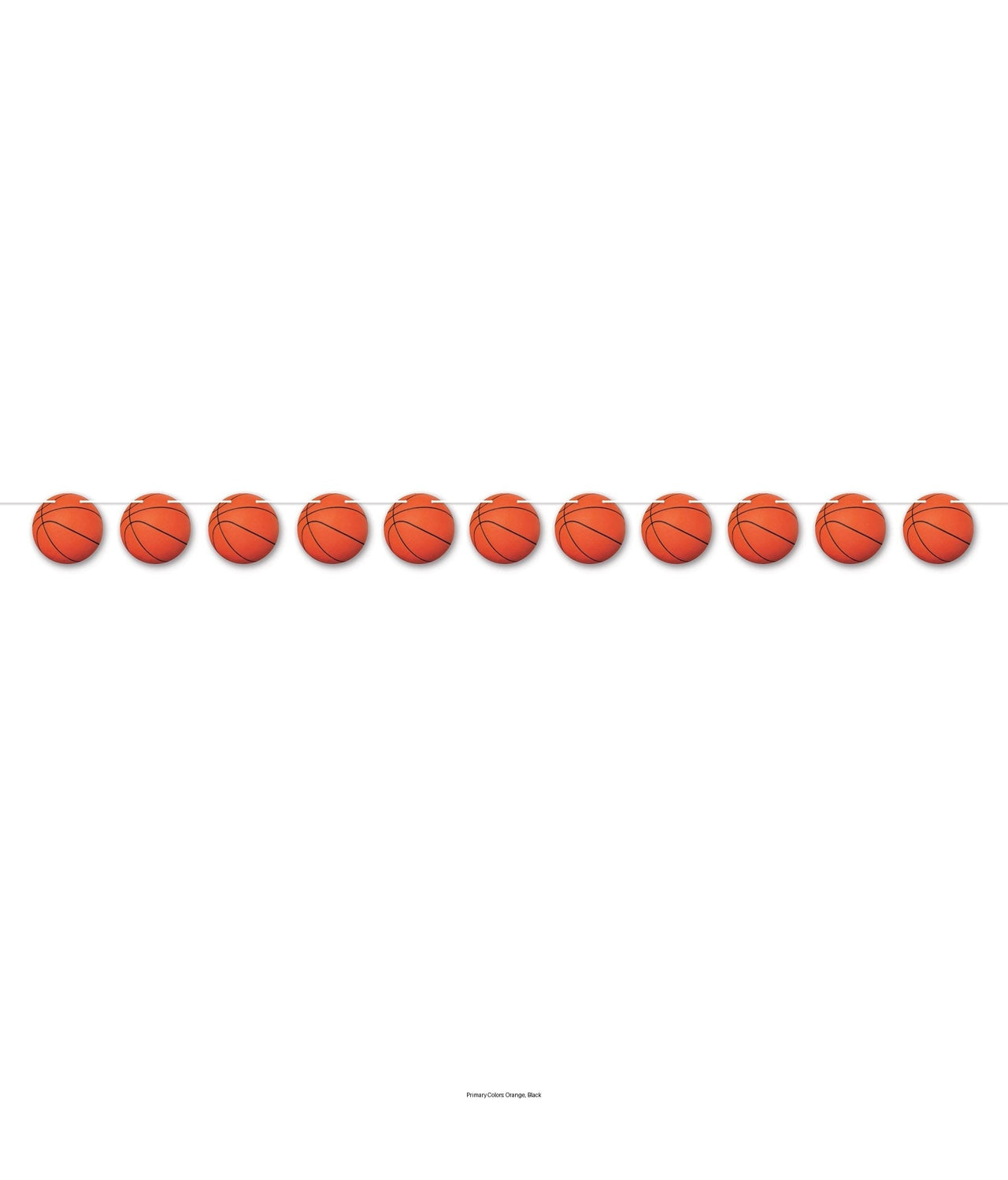12 Pack Bulk Basketball Streamer