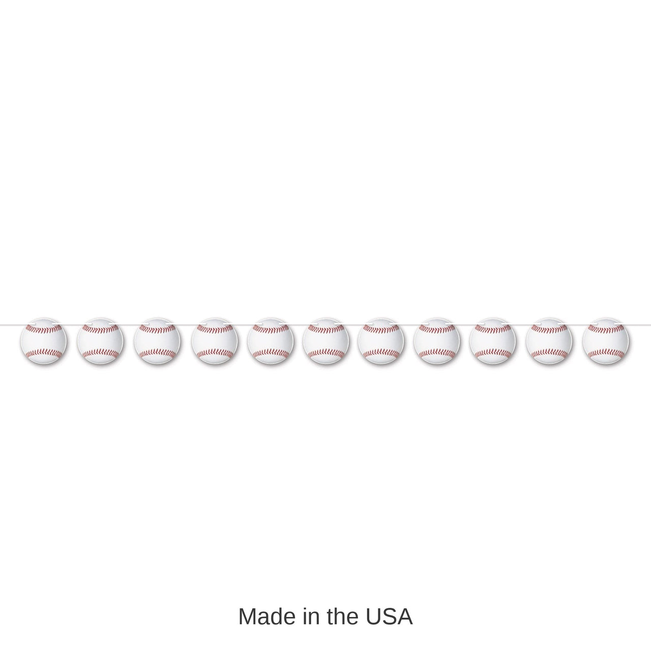 12 Pack Bulk Baseball Streamer