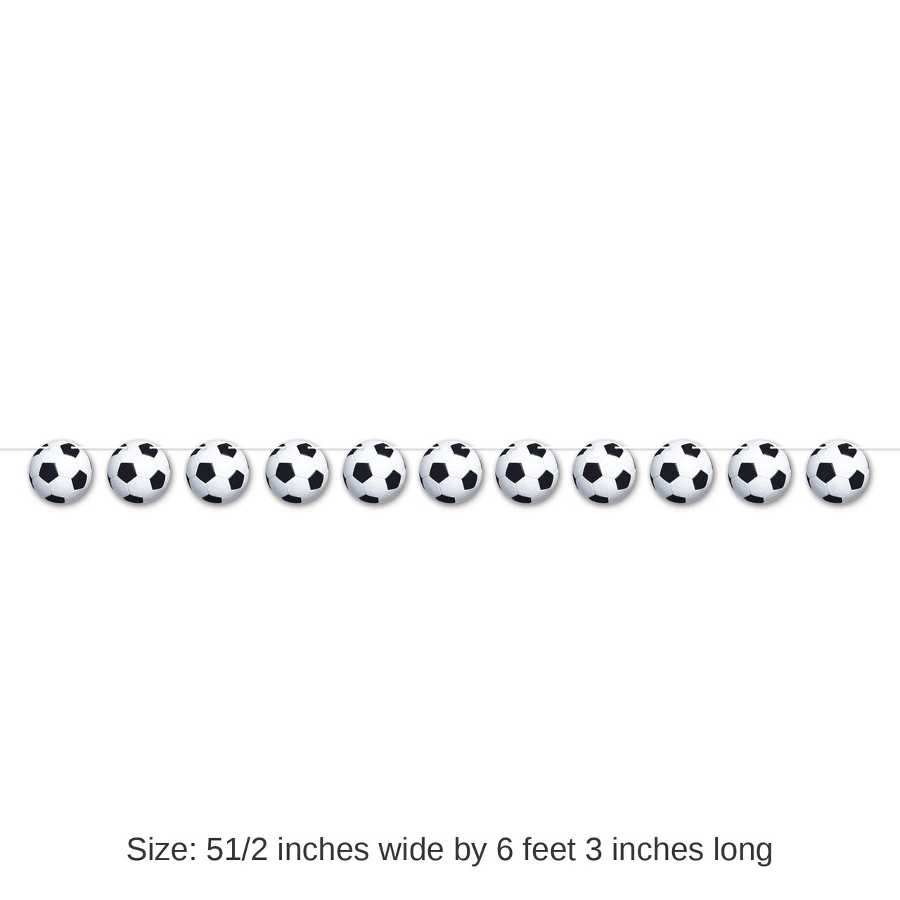 12 Pack Bulk Soccer Ball Streamer