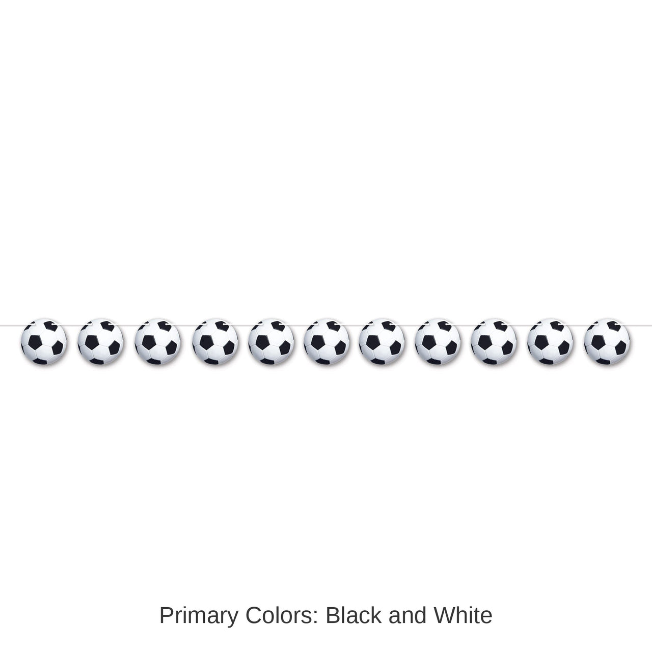 12 Pack Bulk Soccer Ball Streamer