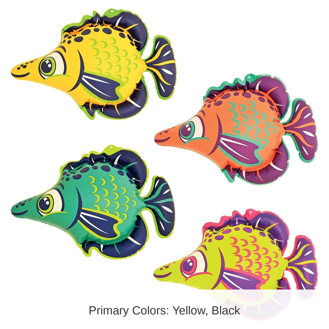 24 Pack Bulk Inflatable Fish