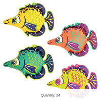 24 Pack Bulk Inflatable Fish