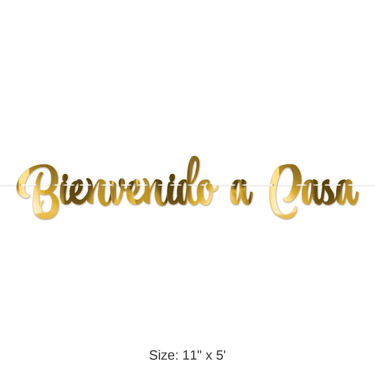 12 Pack Bulk Foil Bienvenido a Casa Streamer