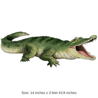 12 Pack Bulk Jointed Crocodile Wall Decoration