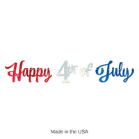 12 Pack Bulk Foil Happy 4th Of July Streamer