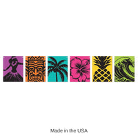 12 Pack Bulk Luau Silhouette Streamer