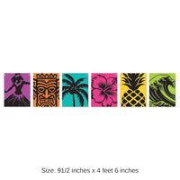 12 Pack Bulk Luau Silhouette Streamer