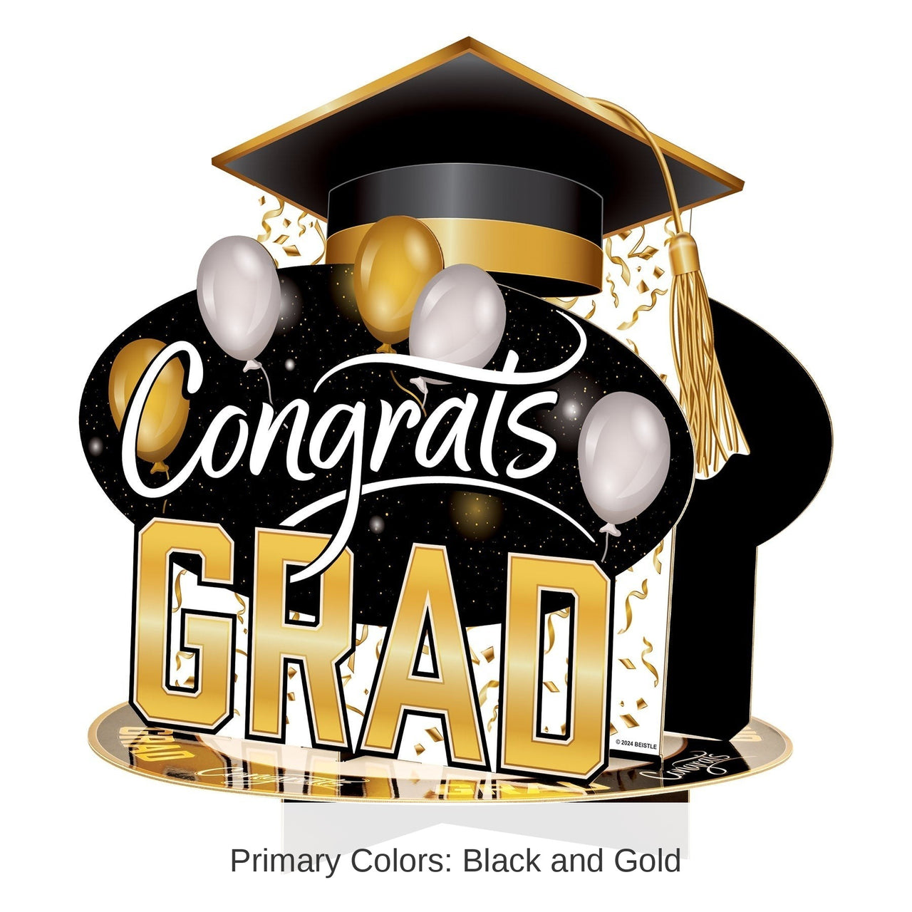 12 Pack Bulk 3-D Congrats Grad Centerpiece