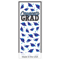 12 Pack Bulk Blue Congrats Grad Door Cover