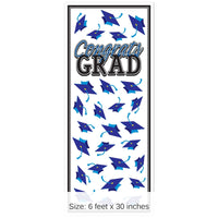 12 Pack Bulk Blue Congrats Grad Door Cover