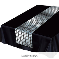 12 Pack Bulk Metallic Disco Ball Table Runner