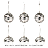 6 Pack Bulk 2.25 Inch Disco Balls
