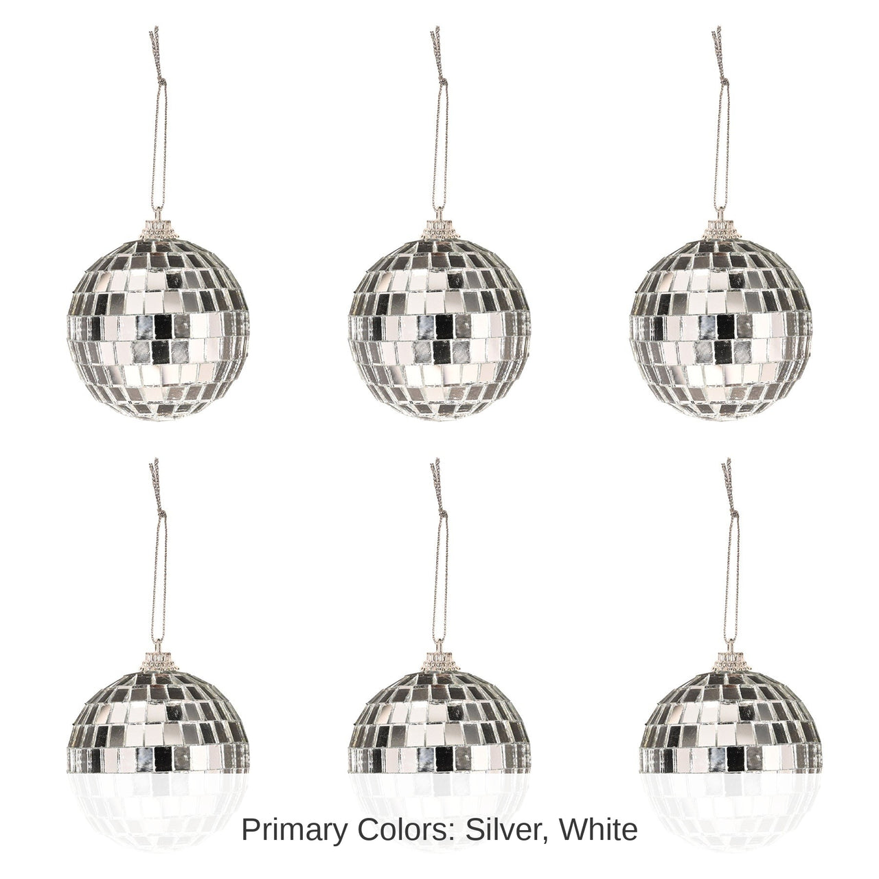6 Pack Bulk 2.25 Inch Disco Balls