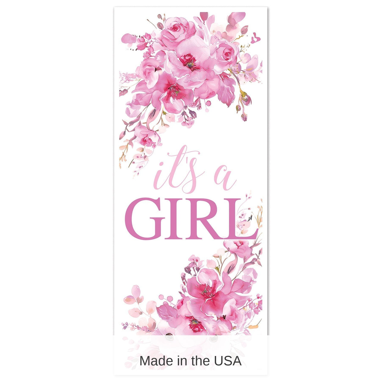 12 Pack Bulk It's A Girl Door Cover