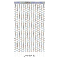 12 Pack Bulk Metallic Disco Ball Curtain