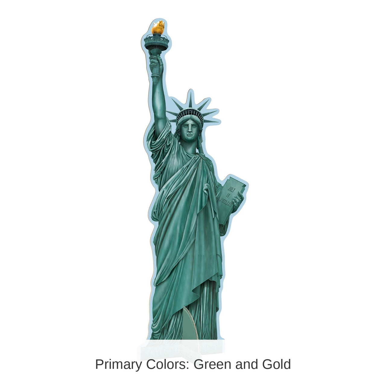 12 Pack Bulk 3-D Statue Of Liberty Centerpiece