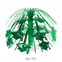 12 Pack Bulk Green Grad Cap Mini Cascade Centerpiece