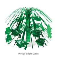 12 Pack Bulk Green Grad Cap Mini Cascade Centerpiece