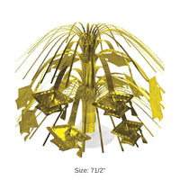 12 Pack Bulk Gold Grad Cap Mini Cascade Centerpiece