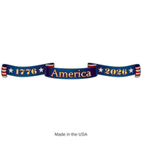 12 Pack Bulk Semiquincentennial Patriotic Streamer 4.25 inch x 37.25 inch