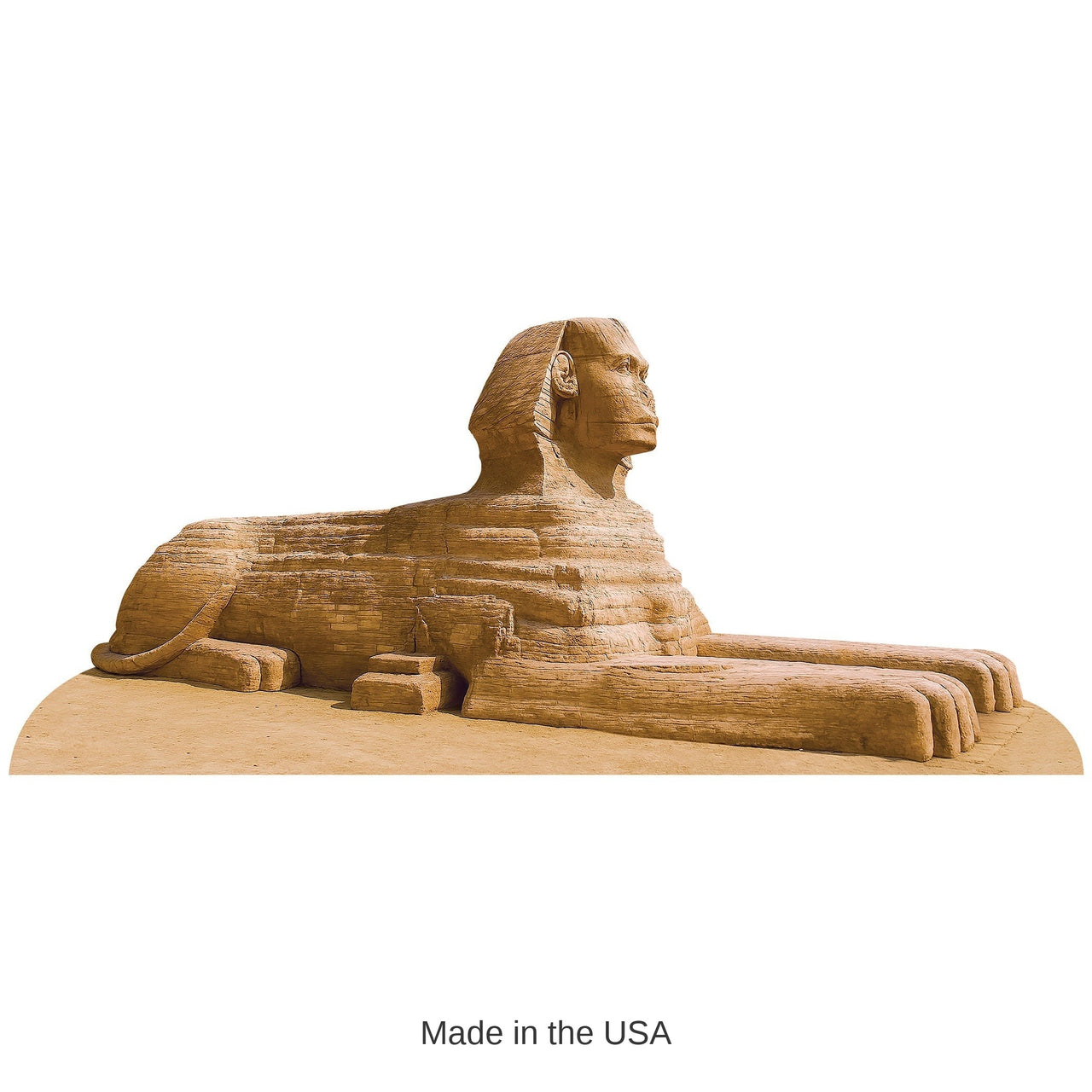 4 Pack Bulk Sphinx Stand-Up Prop Ancient Egypt Decor (33 inch x 67.25 inch)