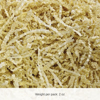 12 Pack Bulk Ivory Paper Shreds 2oz for Gifting & Decor